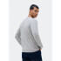 CAMISETA ML MASC CINZA MESCLA