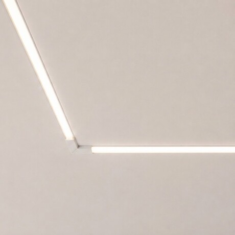Adaptador Esquinero Horizontal para Riel Magnético G2 para Adosar Esquinero Horizontal Para Riel Magnético G2 De Adosar Blanco