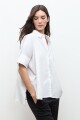 Camisa oversized blanco