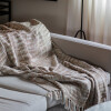 Manta para sillón y cama Rústica beige 180 x 130 cm