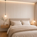 REVESTIMIENTO WPC INTERIOR HABITARE MODELO WHITE 85030-02B2 / 2900X160X24mm Revestimiento Wpc Interior Habitare Modelo White 85030-02b2 / 2900x160x24mm