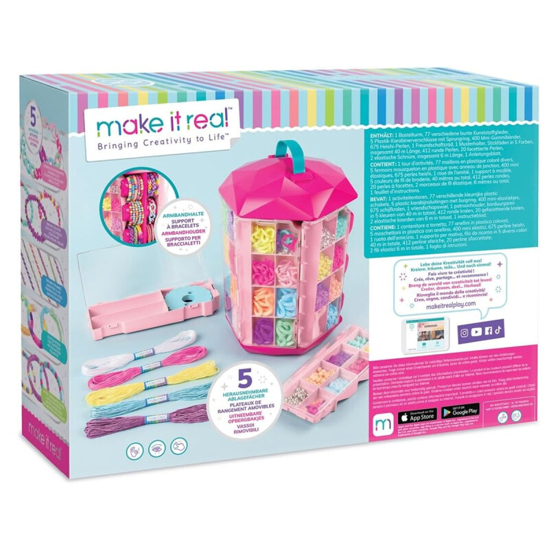 Set Torre Para Crear Pulseras Make It Real Set Torre Para Crear Pulseras Make It Real