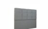 Respaldo London - 1 Plaza 0.90 Gris