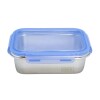 Vianda Metálico Para Microondas 1300 Ml Azul