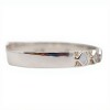 Brazalete Pune- Plata 925 rodinada-Piedra Luna-BR2020 conpiedra
