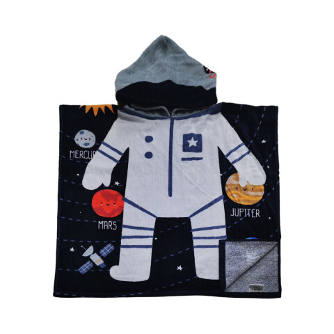 Bata Poncho Infantil Varios Diseños 100% Algodón 60 x 60 cm ESPACIO