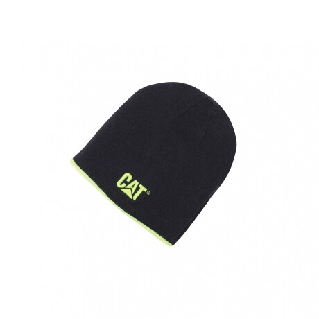 Gorro Caterpillar Reversible Logo Cap - Black & Lemon Black & Lemon