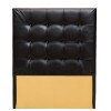RESPALDO 1 PLAZA ( 0.90 MTS) - TAPIZADO EN PVC NEGRO RESPALDO 1 PLAZA ( 0.90 MTS) - TAPIZADO EN PVC NEGRO