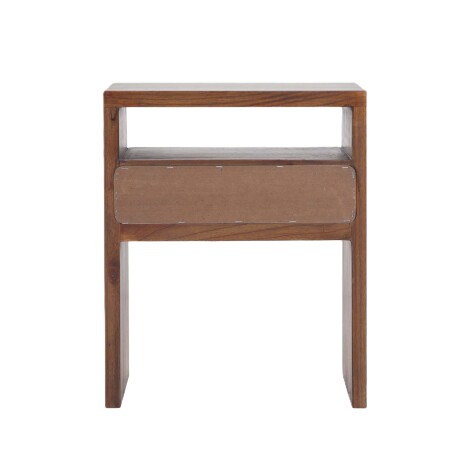 MESA DE LUZ MADERA MARRON HATTA