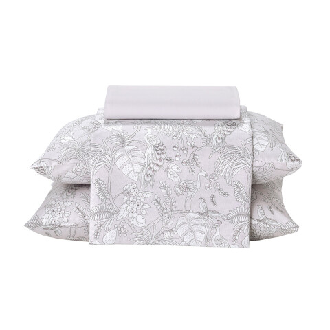 Juego Sábanas Queen Size Dohler 130 Hilos 100% Algodón PLUMA