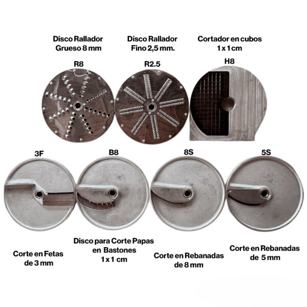 Procesador de legumbres 7 Discos | Bermar BM-116 Procesador de legumbres 7 Discos | Bermar BM-116