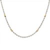 Cadena Collar Volga-Plata y Oro-Sin Piedra-CD5007 sinpiedra