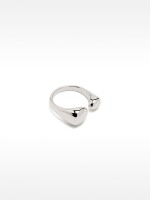 Anillo Abierto - Acero Inoxidable plateado