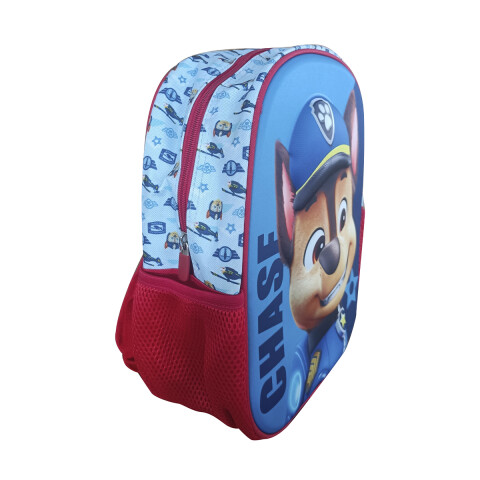 Mochila Infantil 3D Paw Patrol Tafeta Chica 30 cm AZUL