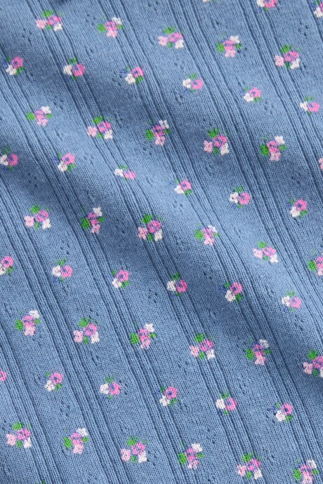 Remera Pointelle Toddler Niña Cornflower829