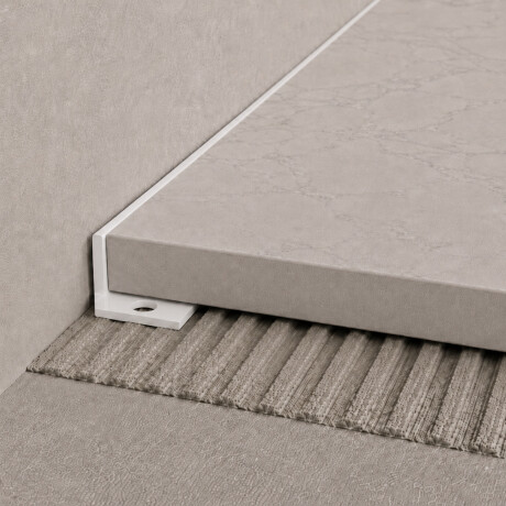 Varilla en L Blanco Mate 11mm x 2.5mts Varilla en L Blanco Mate 11mm x 2.5mts