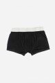 Boxer liso pack x 3 NEGRO