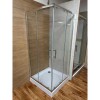 Cabina de ducha recta 90x90x185cm sin piso Cabina De Ducha Recta 90x90x185cm Sin Piso