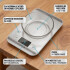 Balanza Digital de Cocina IMBACK con Precisión 1g a 5kg, Acero Inoxidable Color Plateado Balanza Digital de Cocina IMBACK con Precisión 1g a 5kg, Acero Inoxidable Color Plateado