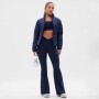 Pantalón Oasis High-Waisted Crossover Flare Mujer Deep Navy