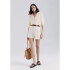 SHORTS FEM BEGE