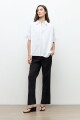 Camisa oversized blanco