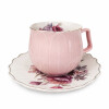 Juego de Té de Cerámica Pastel Rosa