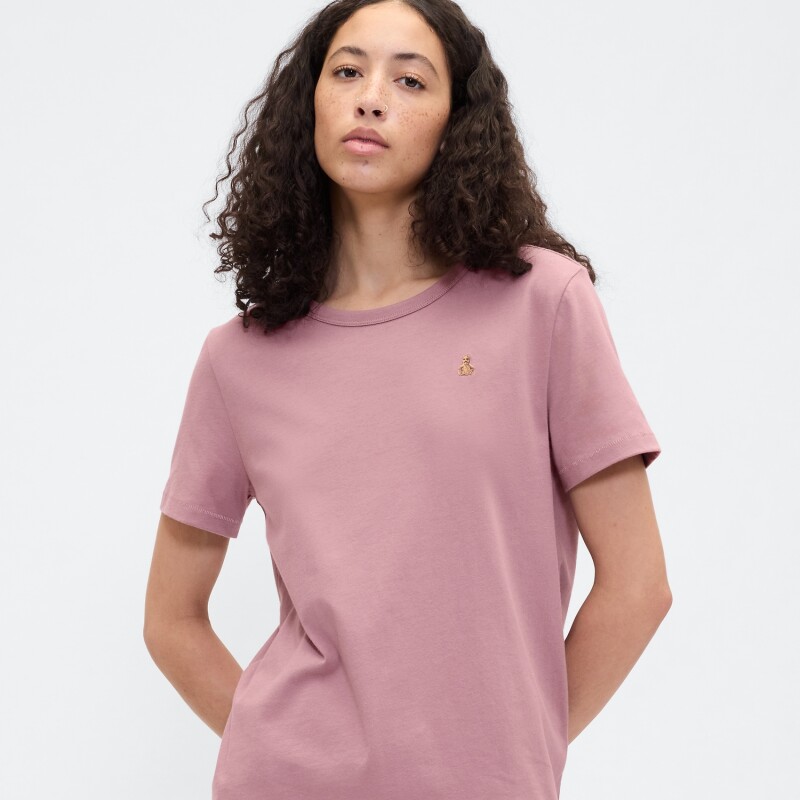 FRCH SS ORG VINTAGE BRANNAN TEE WISPY MAUVE 902