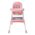Silla De Bebe Para Comer Plegable Asiento 2 En 1 Arnes Cinturon Seguridad 3 Puntos Imback Color Rosa Silla De Bebe Para Comer Plegable Asiento 2 En 1 Arnes Cinturon Seguridad 3 Puntos Imback Color Rosa
