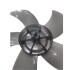 Paleta De Plástico Para Ventilador 28 Cm Gris