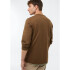 CAMISETA ML MASC MARROM ESCURO
