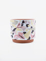 MACETA ABSTRACT ESTAMPADO