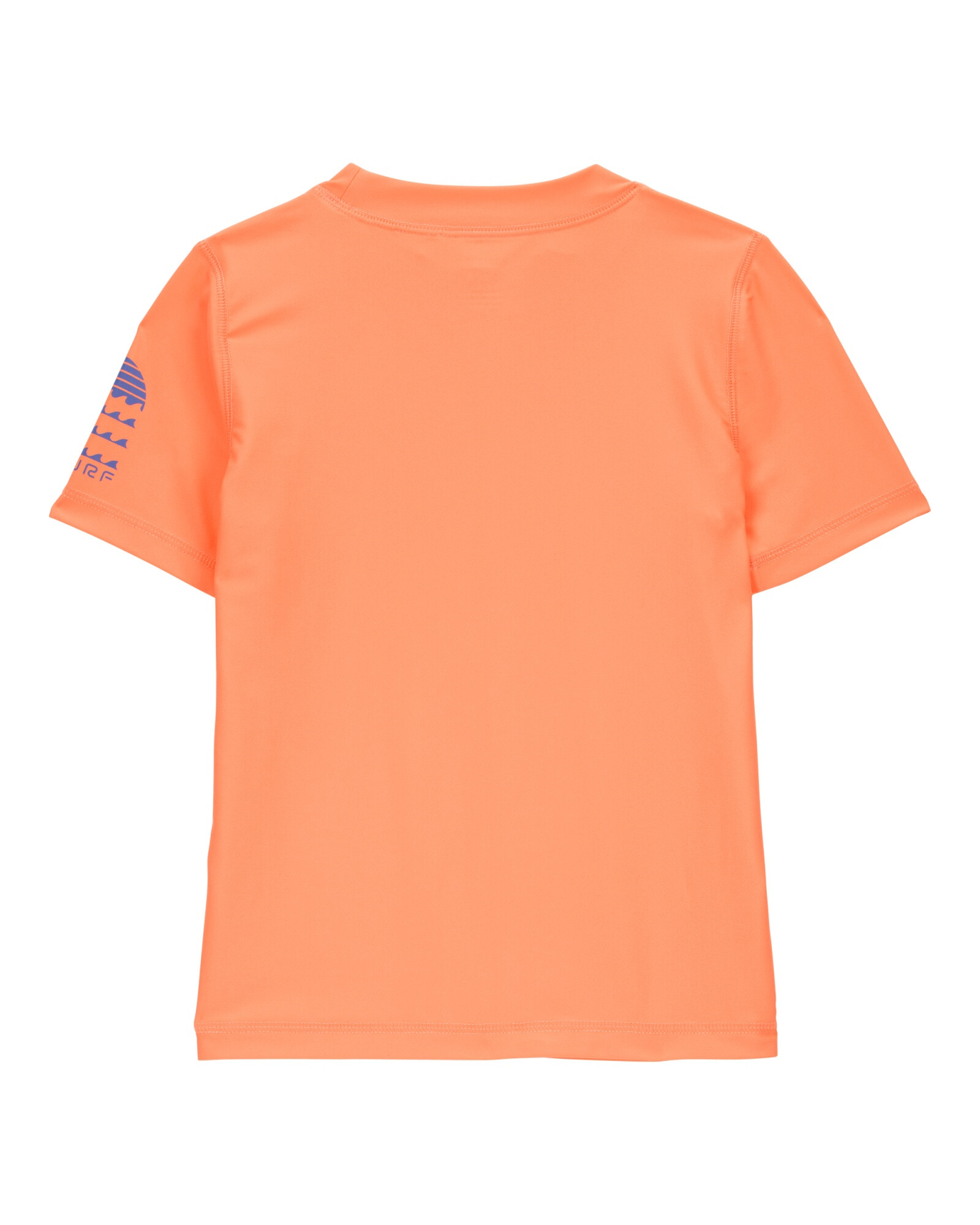 Remera de baño, manga corta, con protección UPF 50+, naranja Sin color