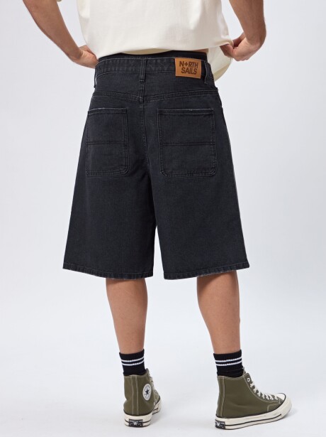 BERMUDA ROLO NEGRO JEAN