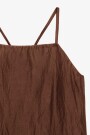TOP ARRUGADO Marron