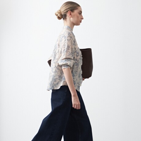 CAMISA LIU Azul Claro