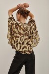 Camisa Isabella Gaelle Lurex Dorado