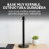 Lampara De Escritorio Mesa Portátil 220V Con Puerto Usb Color Negro
