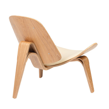 BUTACA NATURAL/BEIGE MADERA SHELL