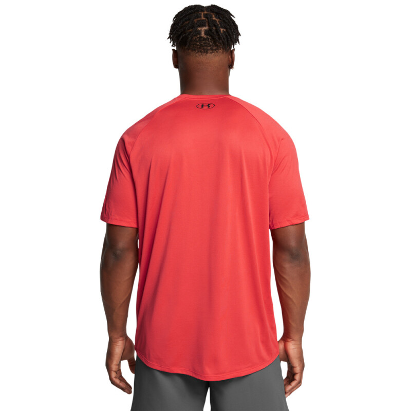 UA TECH PRINT FILL SS-RED RED-815