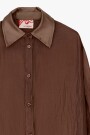 CAMISA ARRUGADA Marron