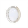 Anillo Circulo-Plata 925-Piedra Nacar-AN3387 conpiedra