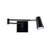APLIQUE LISO BRAZO MOVIL ORIENTABLE 1L GU10 NEGRO APLIQUE LISO BRAZO MOVIL ORIENTABLE 1L GU10 NEGRO