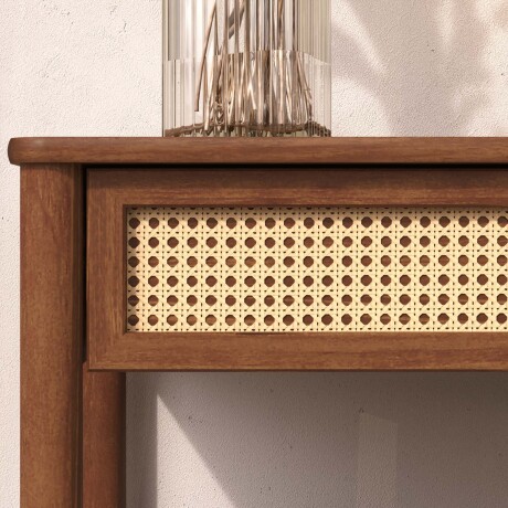 MESA DE LUZ MADERA MARRON PALERMO