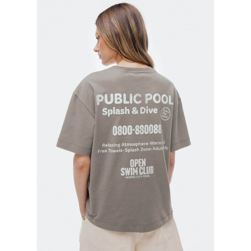 CAMISETA MM FEM CINZA