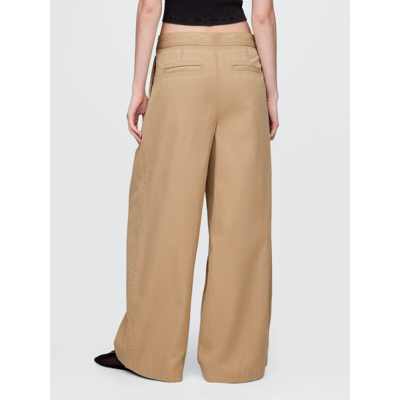 OTT WIDE LEG - SOFT KHAKI MOJAVE