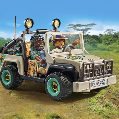 Campamento de Investigación Dinosaurio Playmobil 93 Piezas U