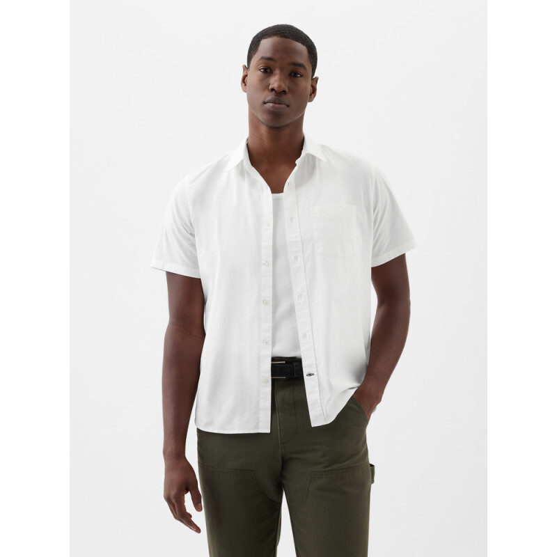 V-SS STANDARD POPLIN OPTIC WHITE