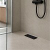 RECEPTACULO LINEAR PVC TAPA NEGRA 25CM Receptaculo Linear Pvc Tapa Negra 25cm