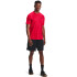 UA Tech Mesh Shorts-RED BLK-001